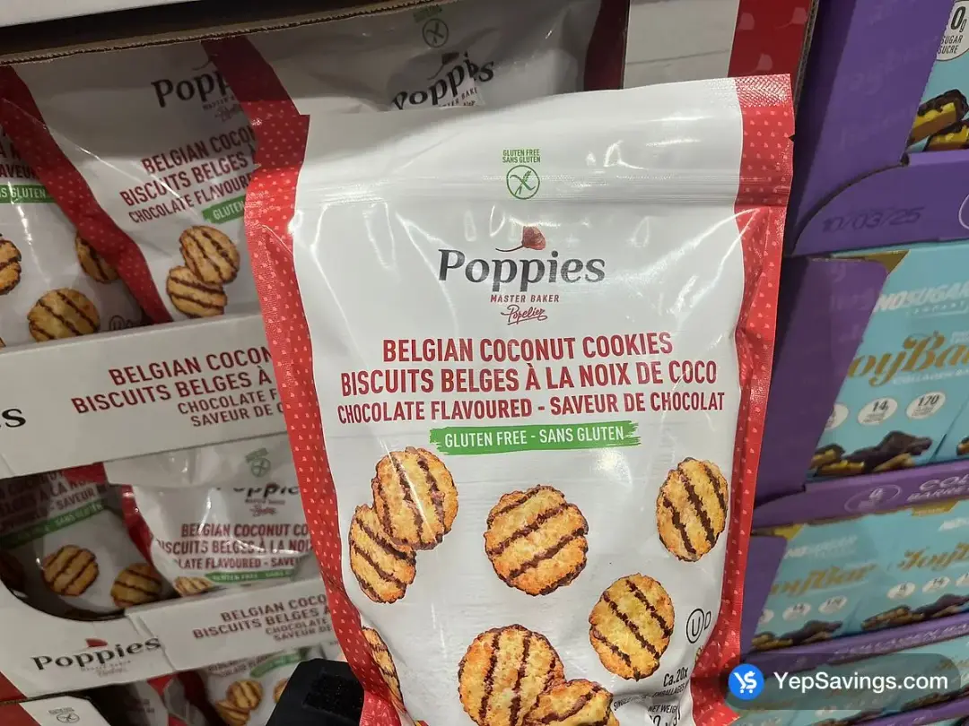 POPPIES COCONUT COOKIES 500 g - Costco Canada (ITM 1778629)
