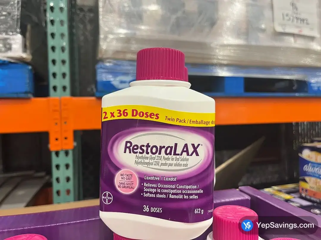 RESTORALAX LAXATIVE 2 X 36 DOSES - Costco Canada (ITM 5269955)