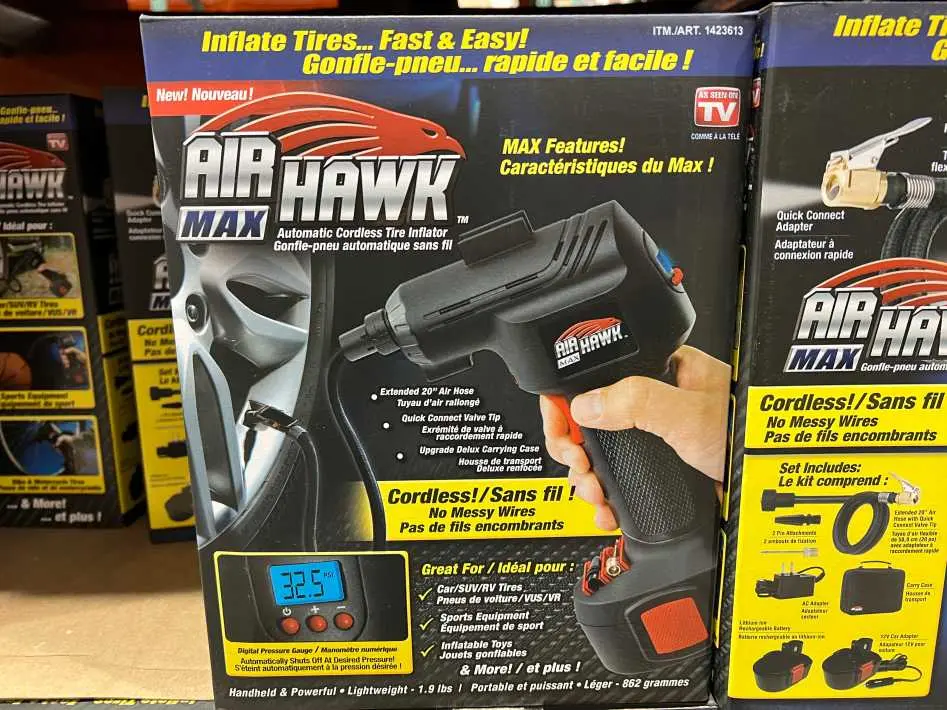 COSTCO AIRHAWK MAX TIRE INFLATOR LITHIUM-ION BATTERY – (ITM 1423613)