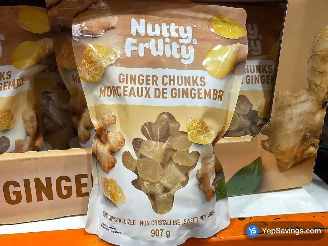NUTTY AND FRUITY GINGER CHUNKS 907 g - Costco Canada (ITM 1125220)