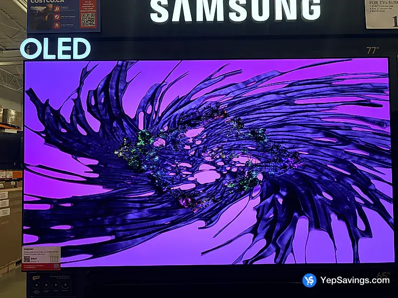 Costco SAMSUNG 77" CLASS (76.5" DIAG) COSTCO.CA ONLY