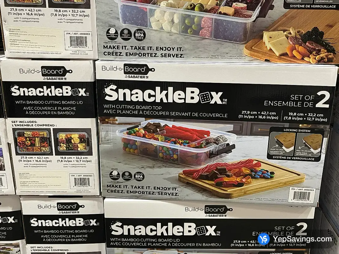 SABATIER SNACKLEBOX SET PACK OF 2 - Costco Canada (ITM 2906063)
