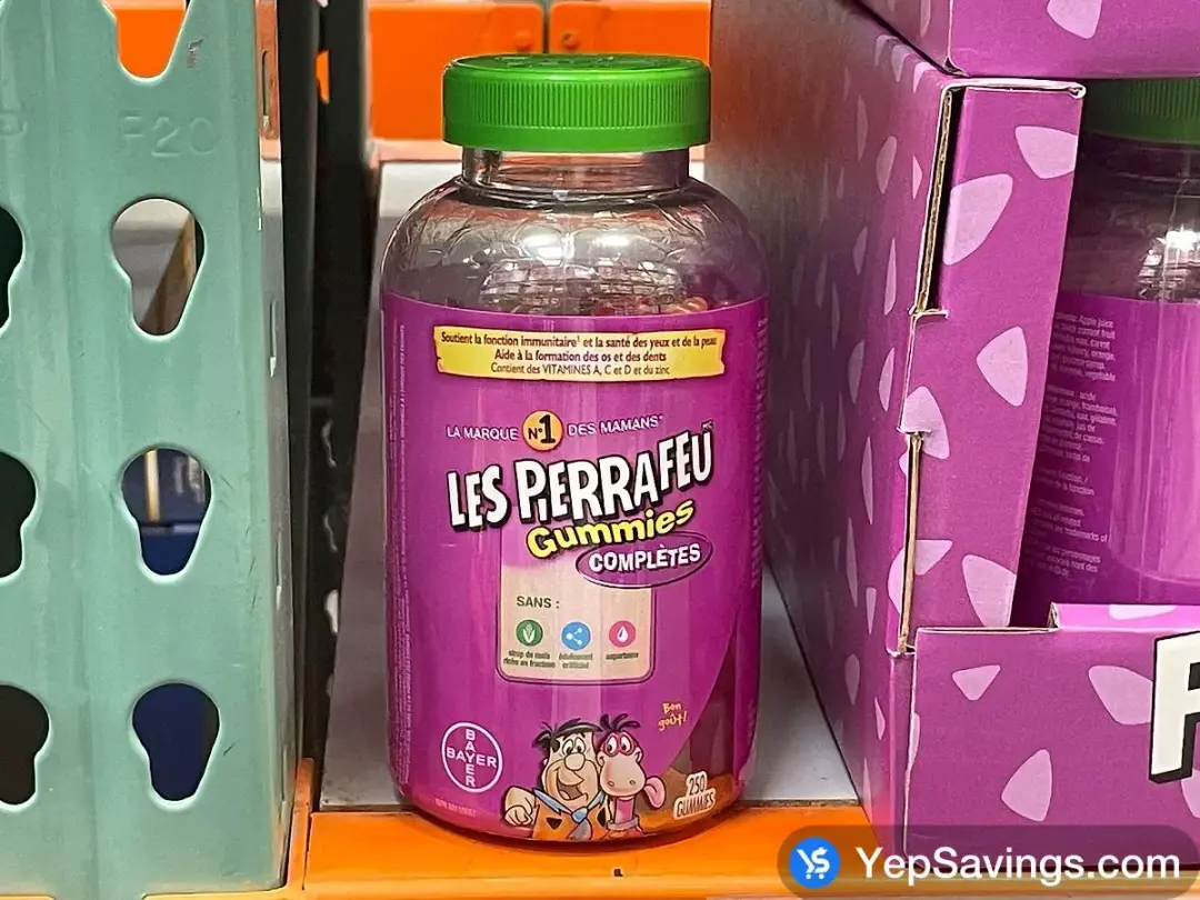 FLINTSTONES CHILDREN'S VITAMINS 250 GUMMIES - Costco Canada (ITM 3278910)
