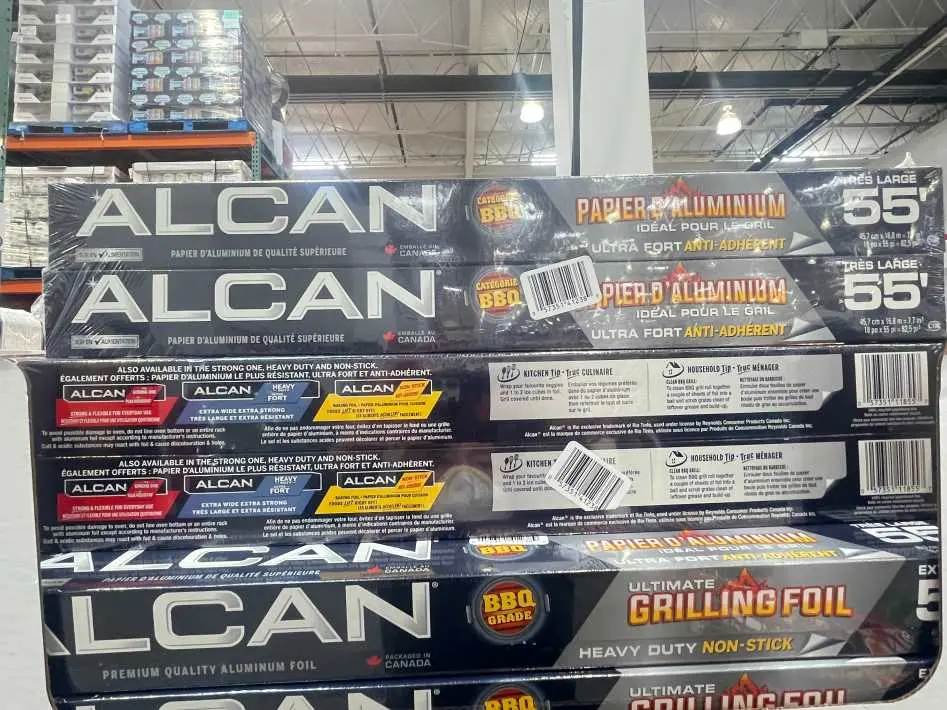 ALCAN ULTIMATE GRILLING FOIL 2pk. 45cm X 17m - Costco Canada (ITM 1227102)