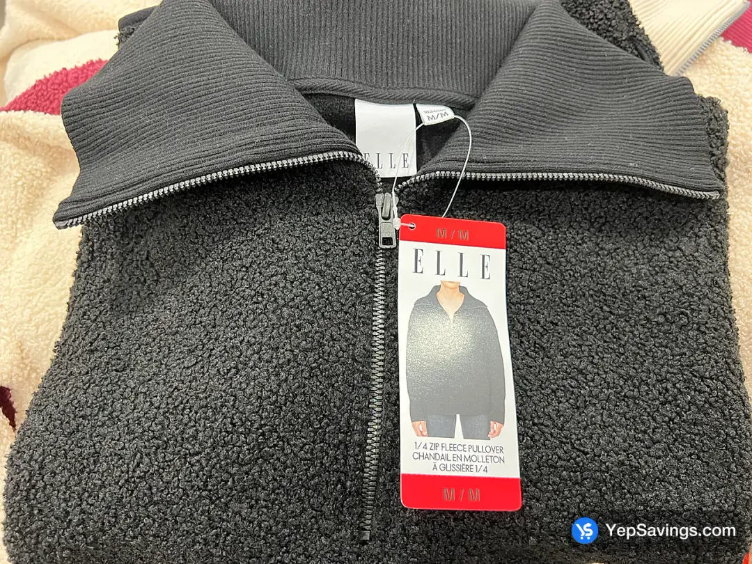 ELLE 1/4 ZIP PULLOVER + LADIES SIZES XL - Costco Canada (ITM 1034003)