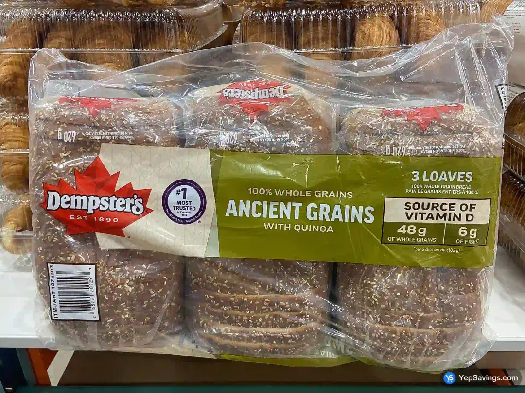 DEMPSTER'S ANCIENT GRAINS 3 x 620 g - Costco Canada (ITM 1274103)