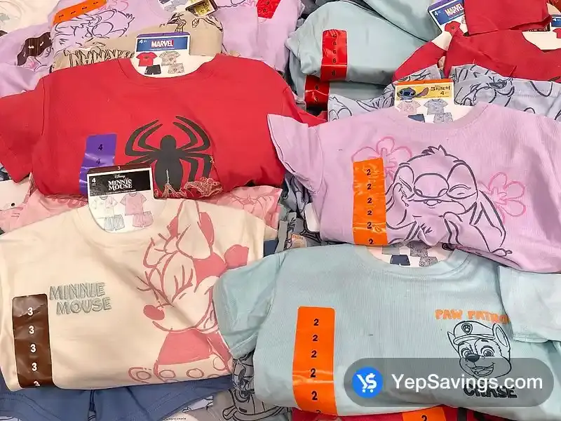 Costco LICENSED 4PC SET KIDS SIZES 2-6