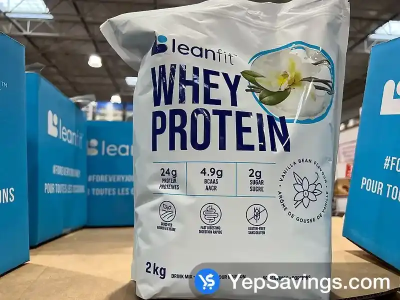 Costco LEANFIT NATURALS WHEY PROTEIN VANILLA 2 KG