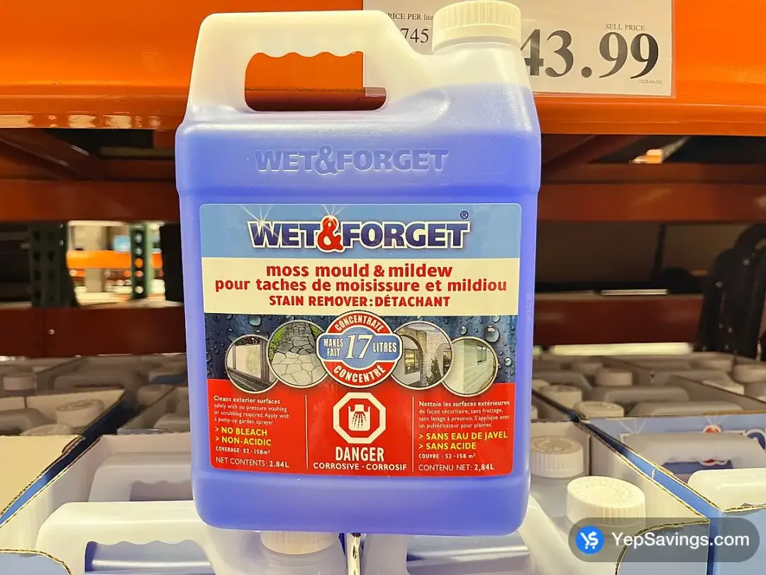 WET & FORGET EXTERIOR CLEANER 2 X 2.84 LITRES - Costco Canada (ITM 1112222)