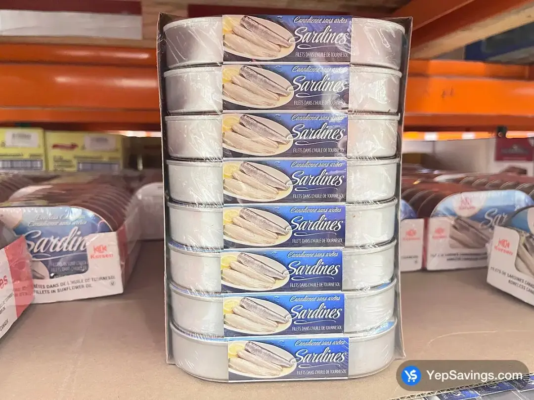 KERSEN SARDINE FILLETS 8X X200 g - Costco Canada (ITM 1136625)