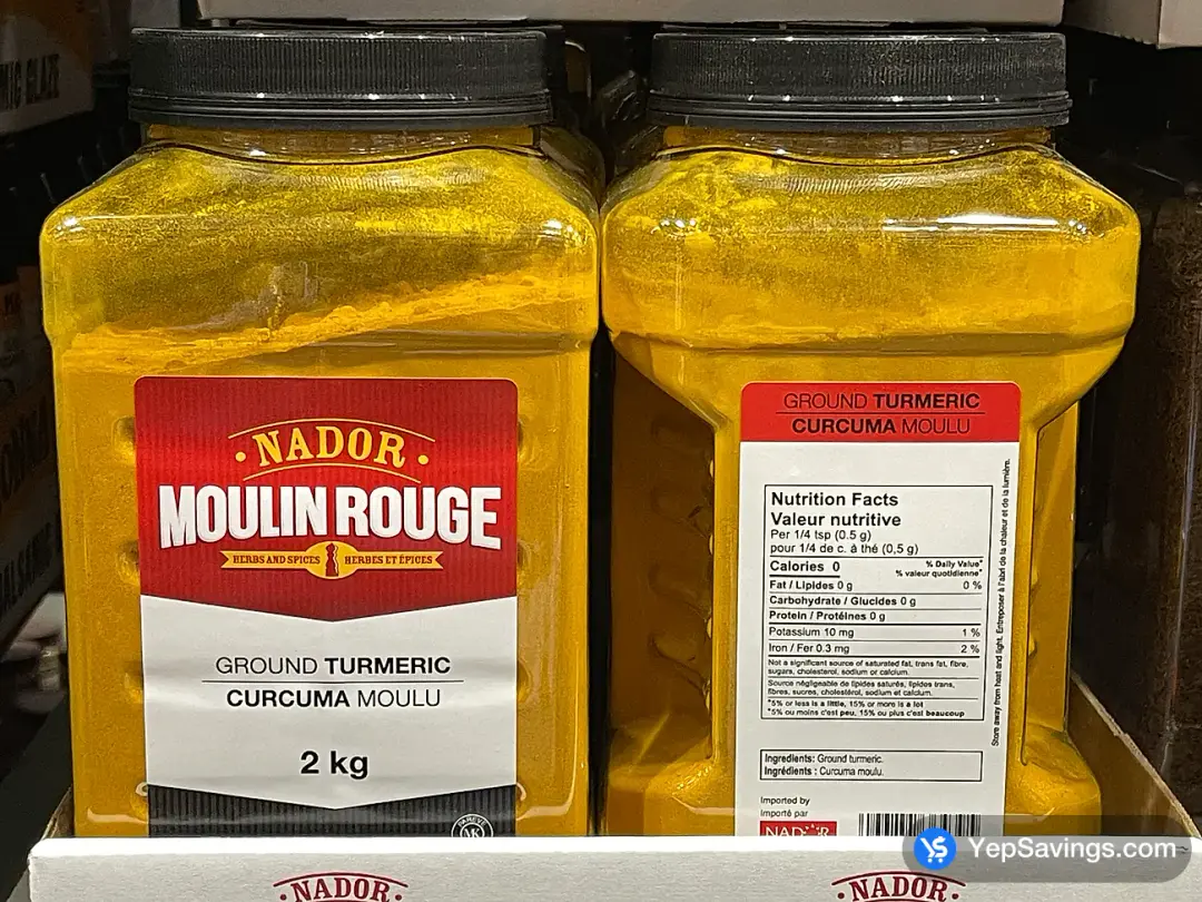 MOULIN ROUGE GROUND TURMERIC 2.0 kg - Costco Canada (ITM 1300896)