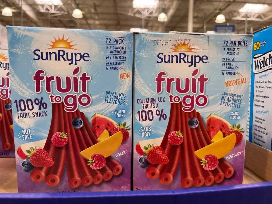 SUN-RYPE FRUIT TO GO 72X14g - Costco Canada (ITM 2227932)