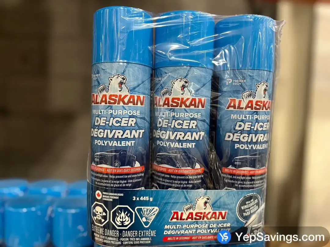 ALASKAN WINDSHIELD DE-ICER 3 X 445 g - Costco Canada (ITM 1110838)