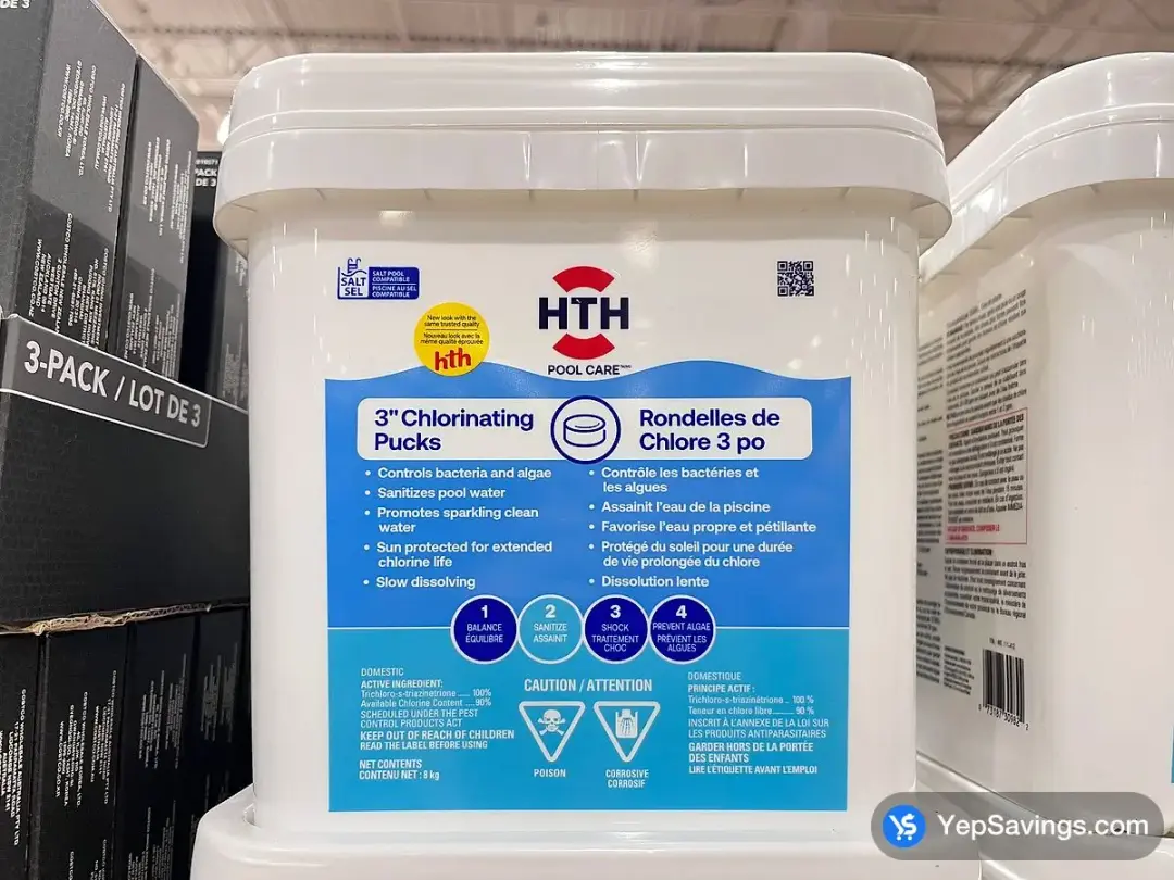 HTH CHLORINE PUCKS 8 KG - Costco Canada (ITM 1114412)