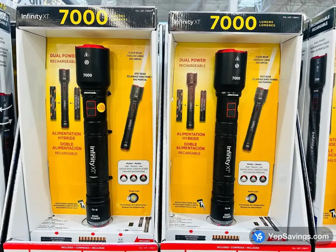 INFINITY X1 FLASHLIGHT 7000 LUMENS - Costco Canada (ITM 1798471)