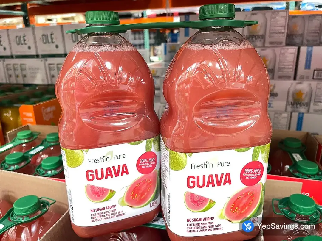 FRESH N PURE GUAVA JUICE 2 x 1.89 L - Costco Canada (ITM 1207046)