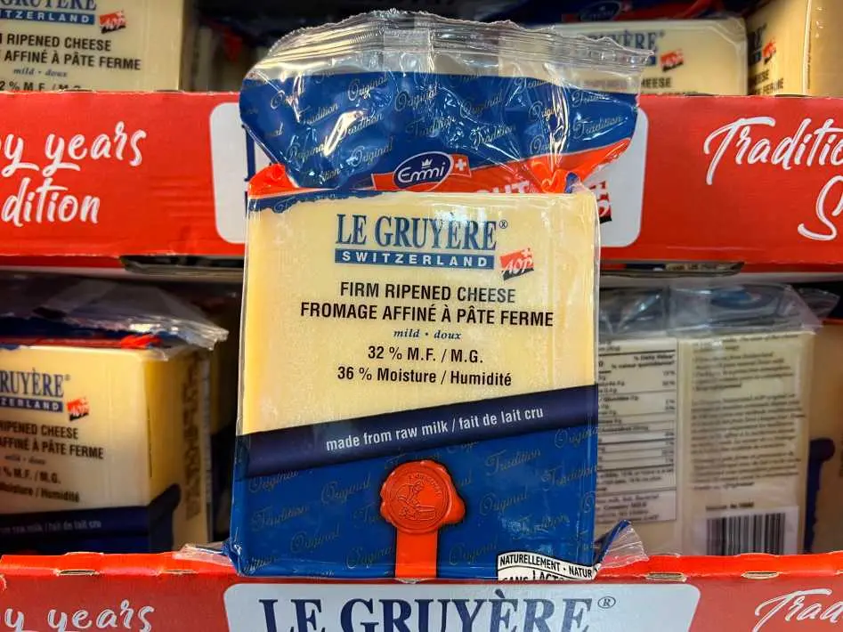 SWISS KNIGHT GRUYERE CHEESE 450 g - Costco Canada (ITM 70692)