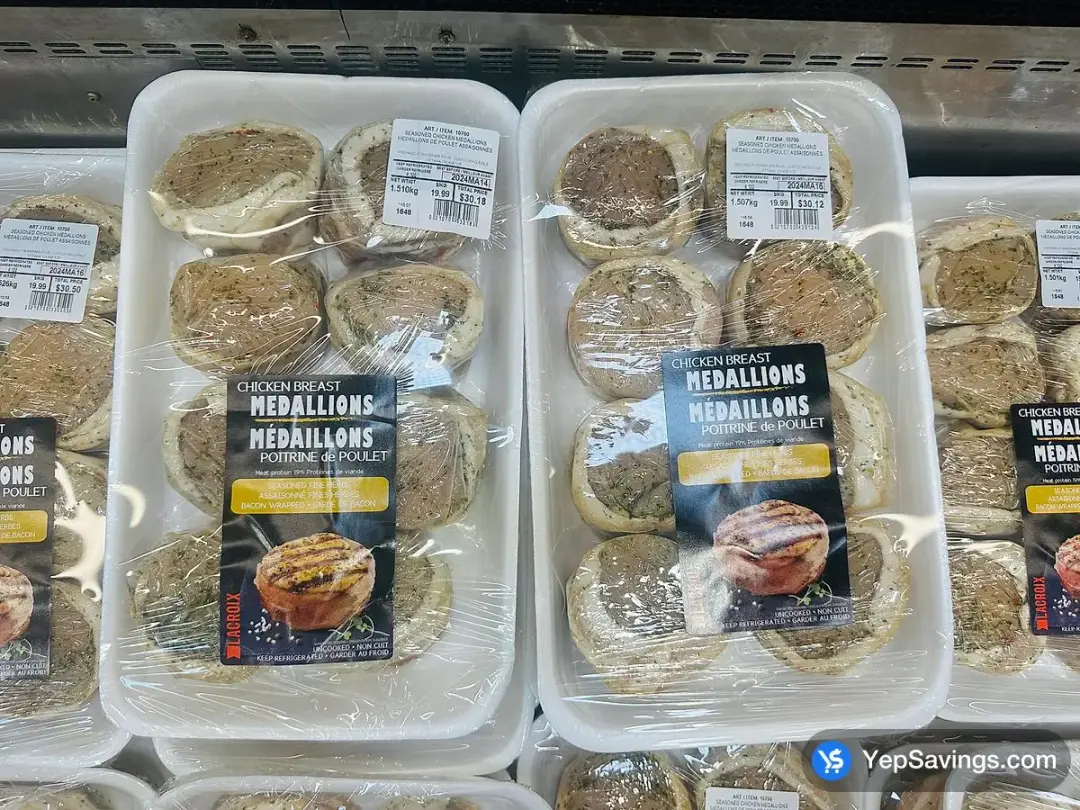 Chicken Medallions - Costco Canada (ITM 10700)