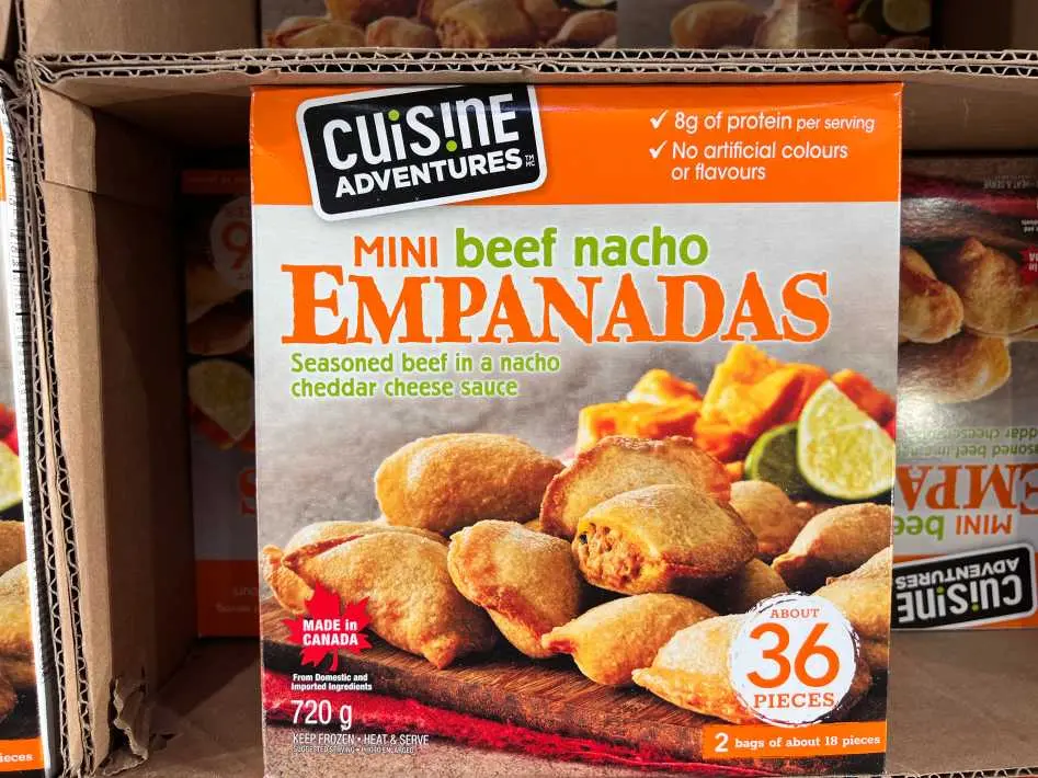 CUISINE ADVENTURES MINI BEEF EMPANADAS 720 g - Costco Canada (ITM 1253221)