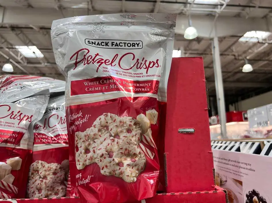 THE SNACK FACTORY WHITE CHOC PRETZELS 567g - Costco Canada (ITM 1171156)
