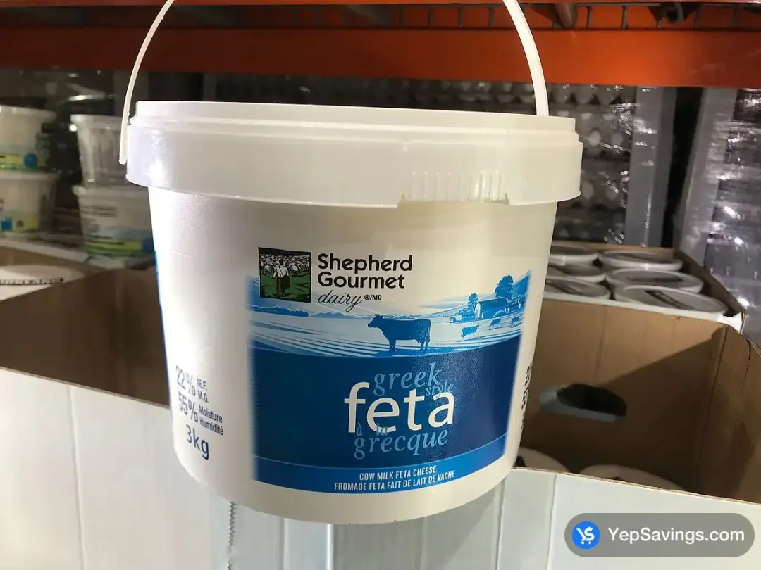 SHEPHERD GOURMET DAIRY TRADITIONAL FETA 3 kg - Costco Canada (ITM 1025480)