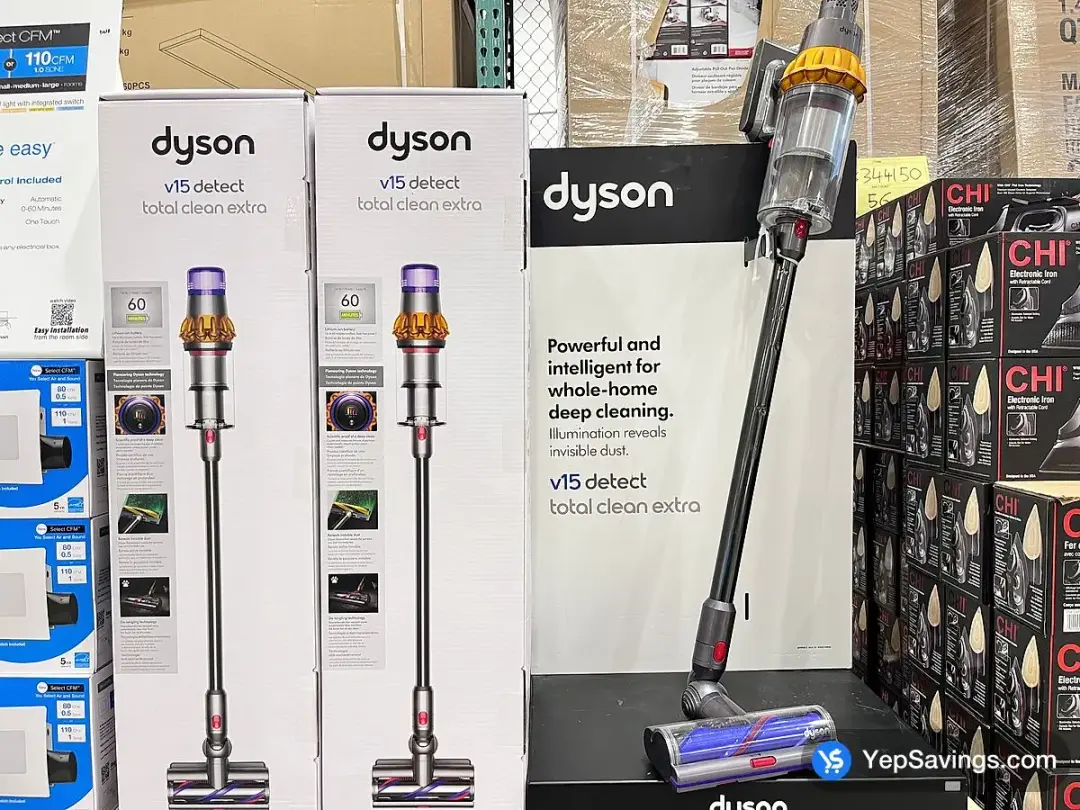 DYSON V15 DETECT TOTAL CLEAN CORDLESS STICK VACUUM - Costco Canada (ITM 1711427)