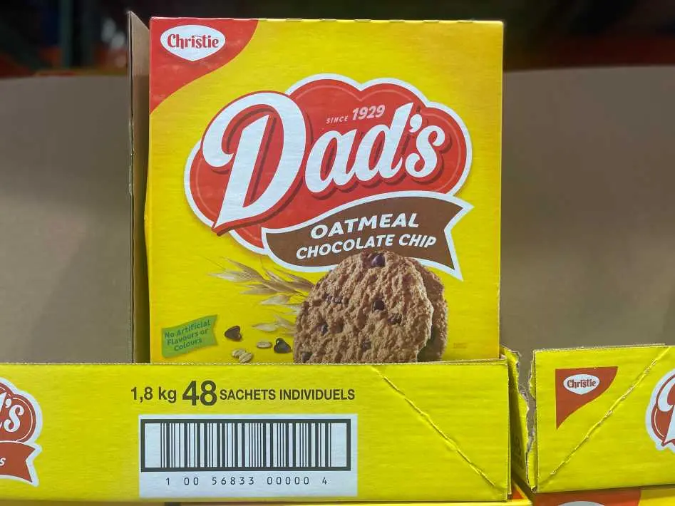 DAD'S OATMEAL CHOCOLATE CHIP 1.8 kg - Costco Canada (ITM 130462)