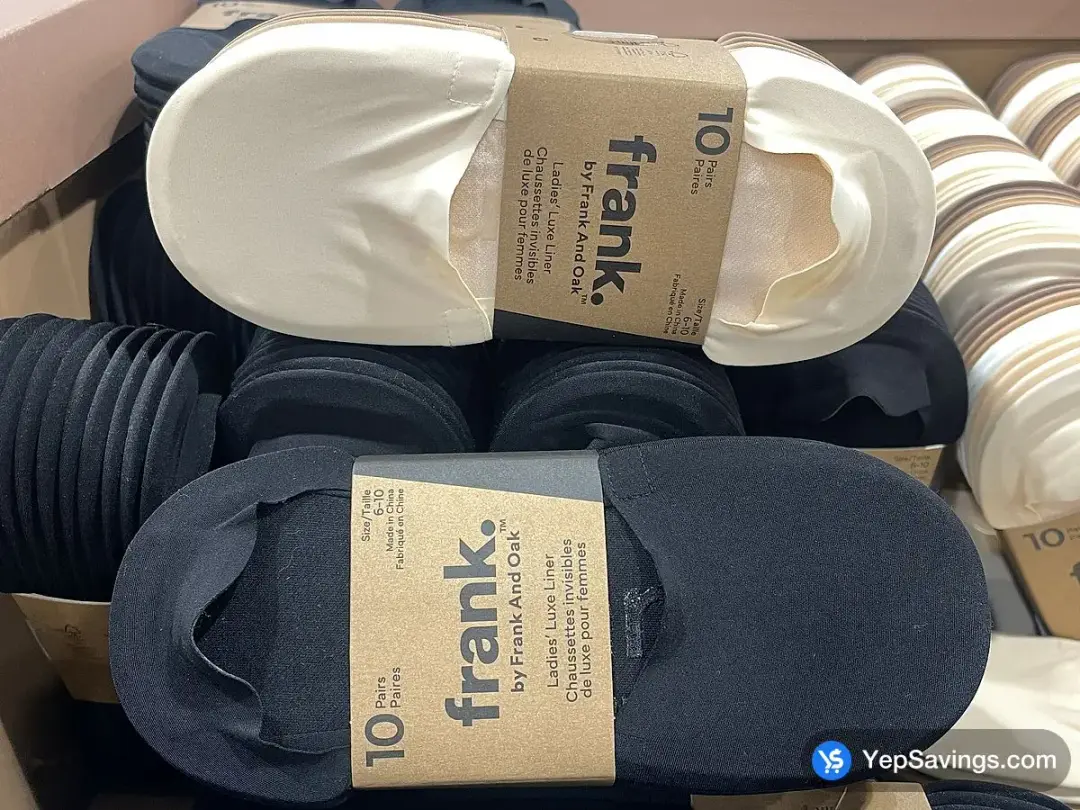 FRANK BY FRANK & OAK LINER SOCKS 10PK WOMENS SIZES 6-10 - Costco Canada (ITM 1049672)