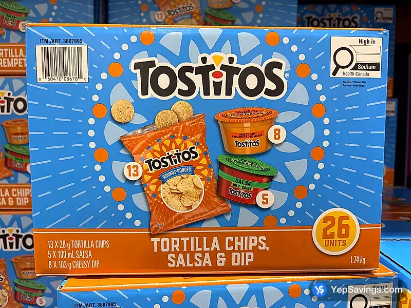 Costco TOSTITOS TORTILLA CHIPS + SALSA 1.74 kg