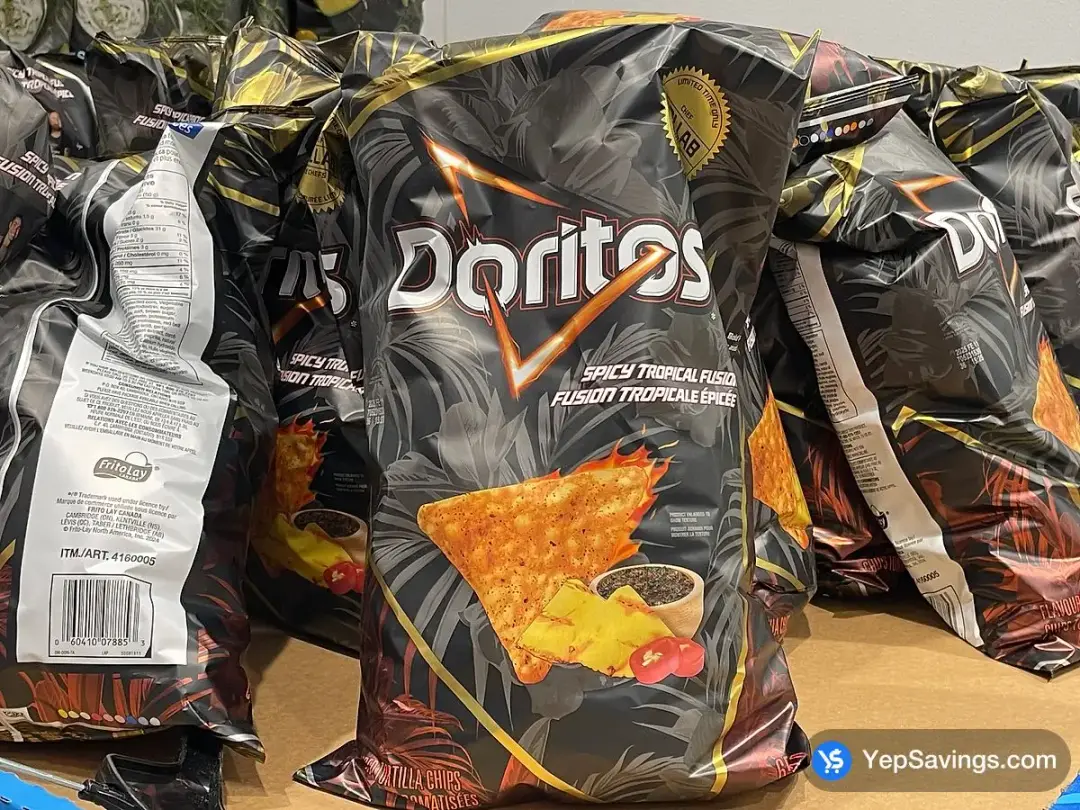 FRITO LAY DORITOS SPICY TROPICAL FUSION 655 g - Costco Canada (ITM 4160005)