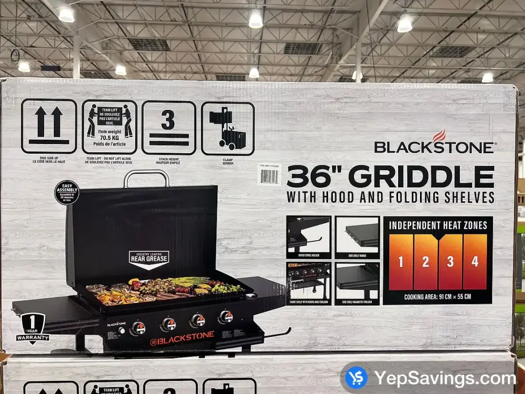 BLACKSTONE PROPANE GAS GRIDDLE 60,000 BTU - Costco Canada (ITM 1195082)