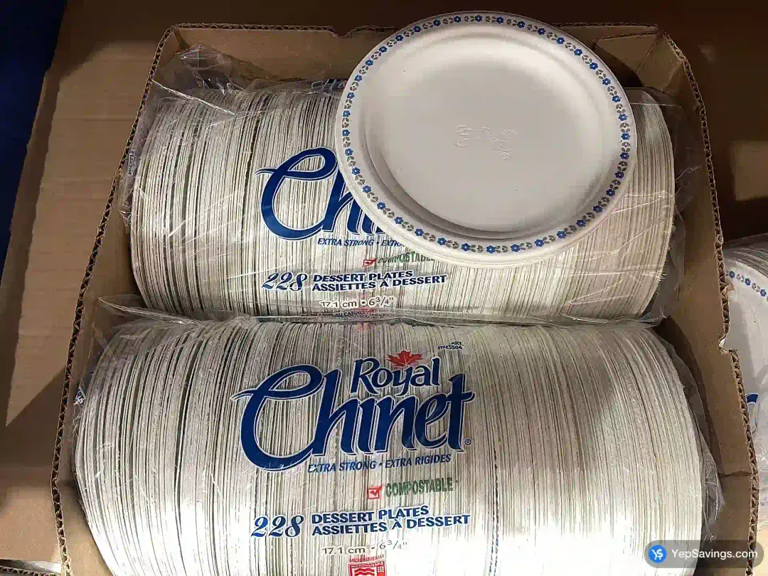 ROYAL CHINET 6 3/4'' PLATE PACK OF 228 - Costco Canada (ITM 125504)