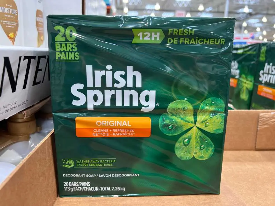 IRISH SPRING DEODORANT SOAP 20 x 113 g - Costco Canada (ITM 5754000)