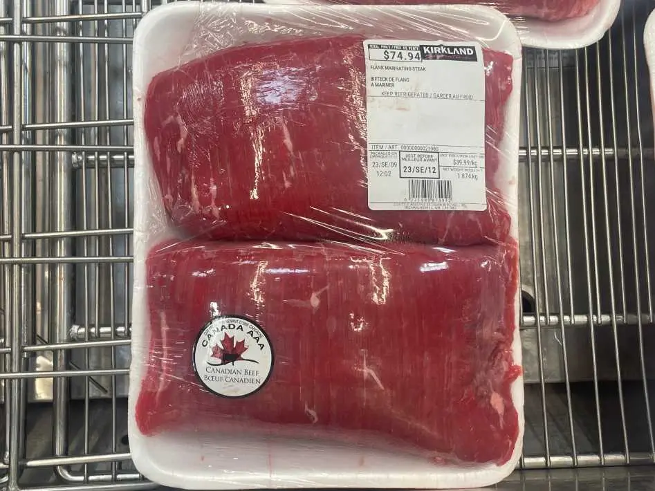 Flank Marinating Steak - Costco Canada (ITM 21980)