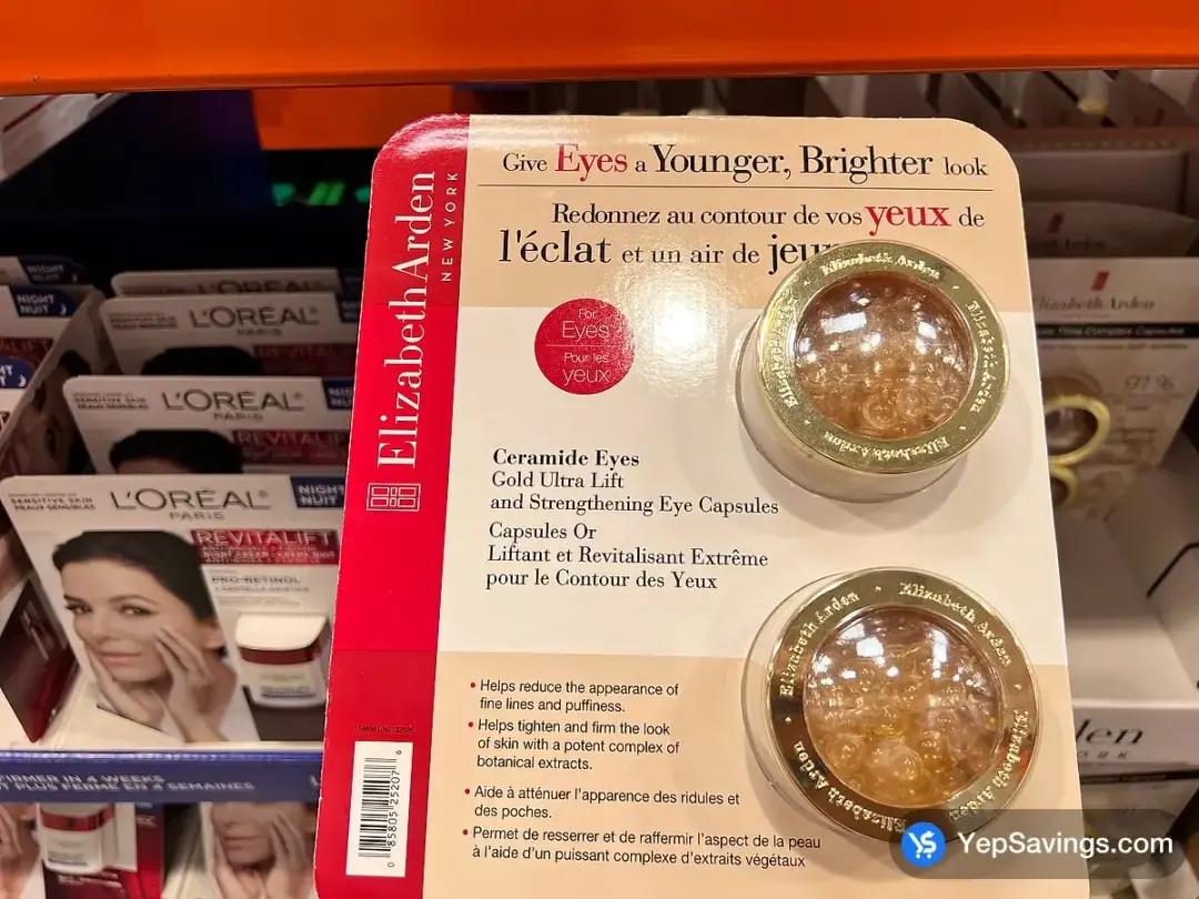 ELIZABETH ARDEN CERAMIDE EYE CAPSULES 2 x 60 CAPSULES - Costco Canada (ITM 1598561)