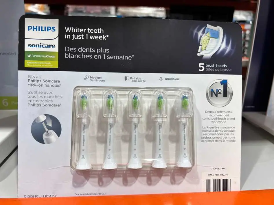 PHILIPS SONICARE DIAMONDCLEAN "BRUSH HEADS 6-PACK - Costco Canada (ITM 1670056)