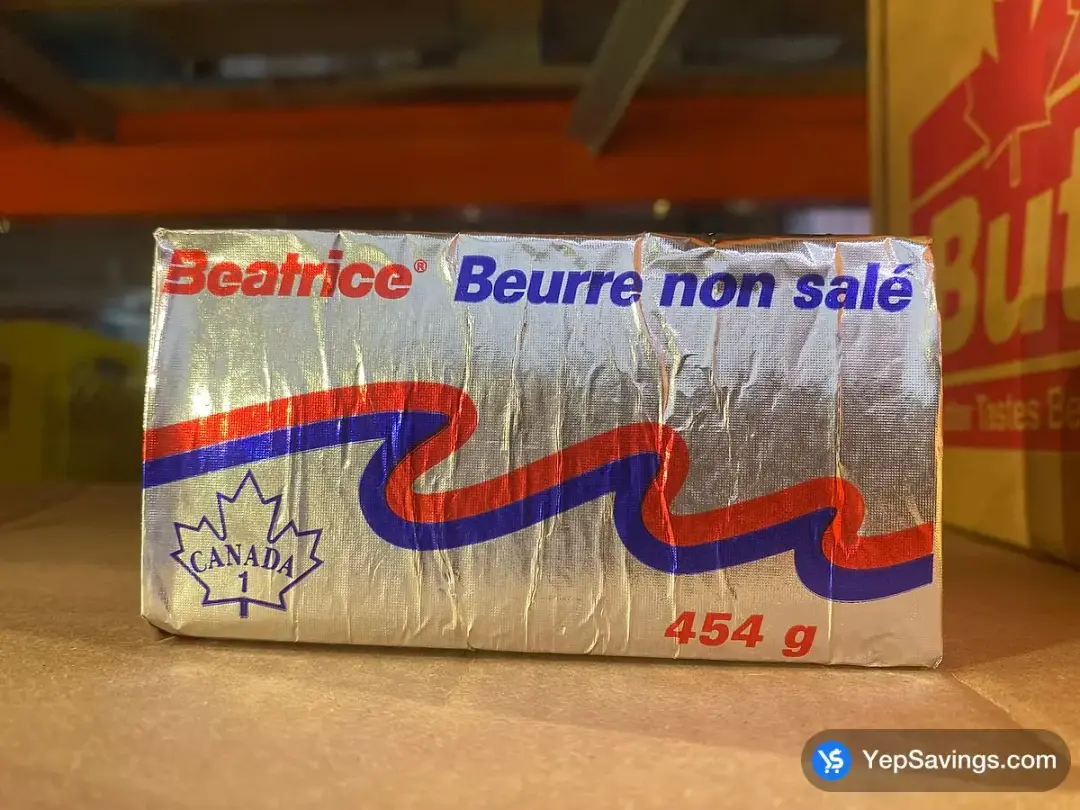 BEATRICE UNSALTED BUTTER 454 g - Costco Canada (ITM 1150)