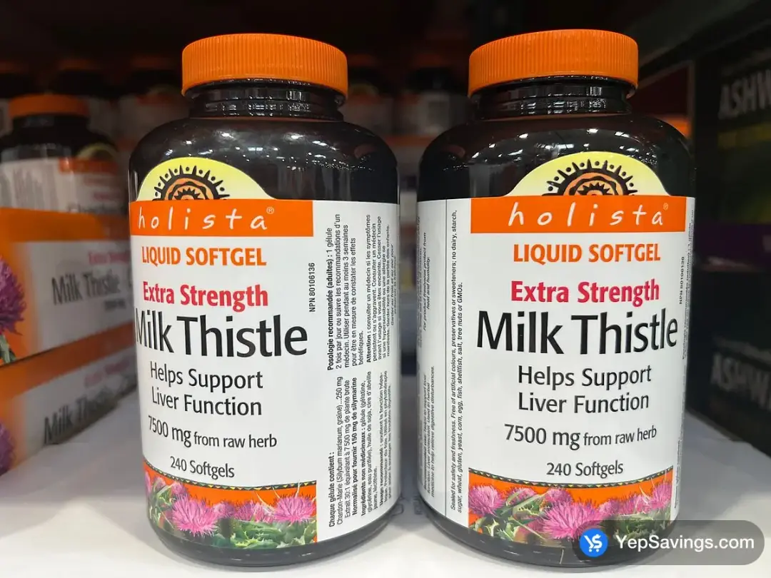 HOLISTA MILK THISTLE ES 250 mg 240 softgels - Costco Canada (ITM 3212581)