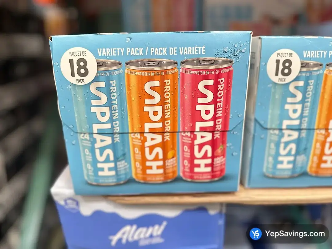 SPLASH PROTEIN DRINK 18 x 355mL - Costco Canada (ITM 1724068)