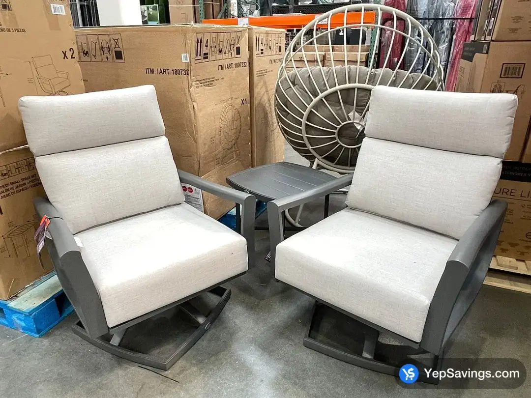 BARCALOUNGER 3 PIECE SEATING SET SWIVEL CHAIRS - Costco Canada (ITM 1008451)