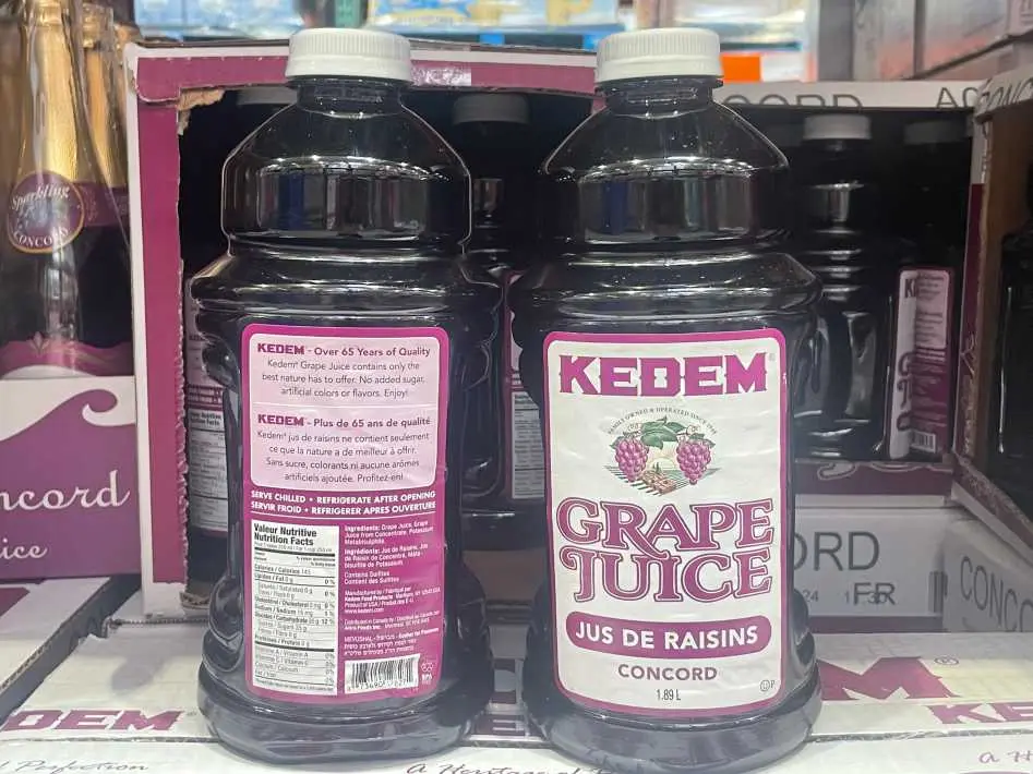 KEDEM GRAPE JUICE 1.89 L - Costco Canada (ITM 129657)