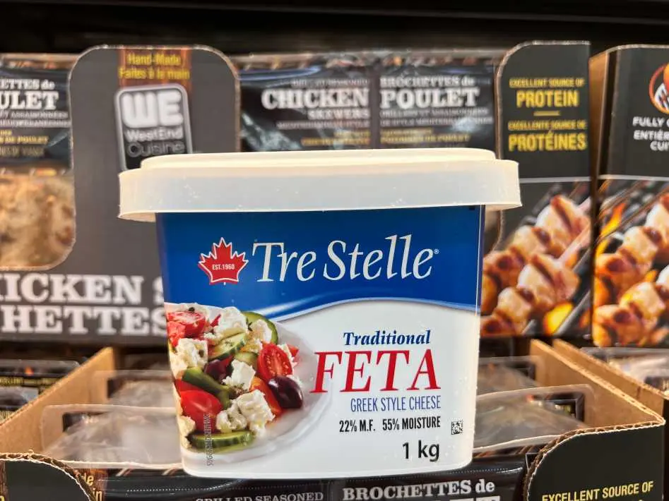 TRE STELLE TRADITIONAL FETA 1 kg - Costco Canada (ITM 1068857)
