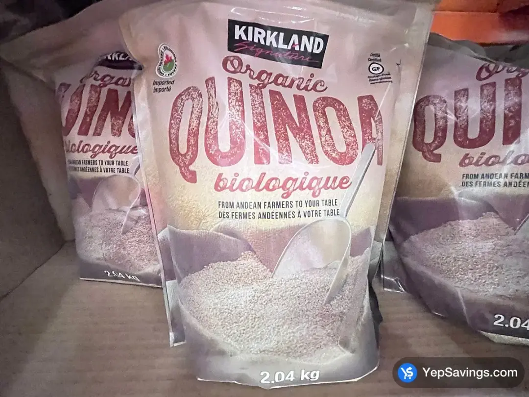 KIRKLAND SIGNATURE ORGANIC QUINOA 2.04 kg - Costco Canada (ITM 1001368)