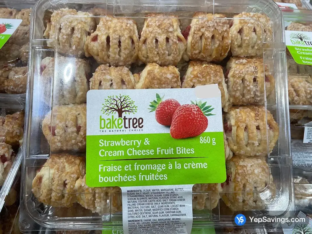 BAKETREE STRAWBERRY FRUIT BITES 860 g - Costco Canada (ITM 1233403)