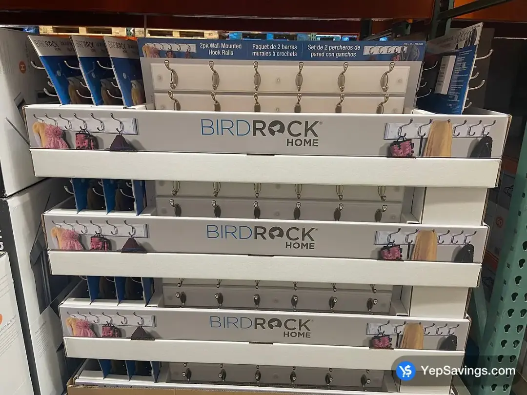 BIRDROCK HOME WALL MOUNTED HOOK 2 PK - Costco Canada (ITM 1164508)