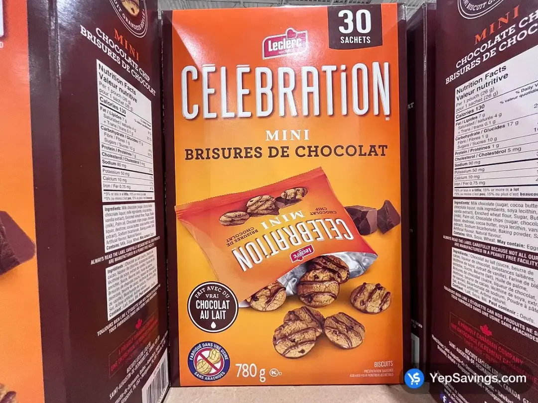 LECLERC CELEBRATION MINI 30 x 26 g - Costco Canada (ITM 337507)