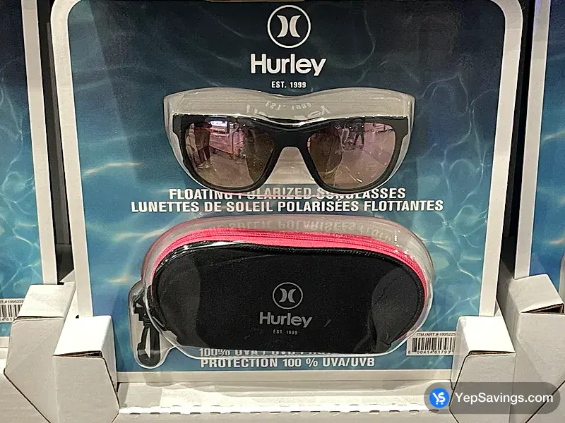 Costco HURLEY FLOATING SUNGLASSES POLARIZED