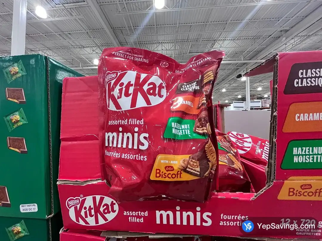 COSTCO NESTLE KIT KAT ASSORTED MINIS 720 g – (ITM 1838948)