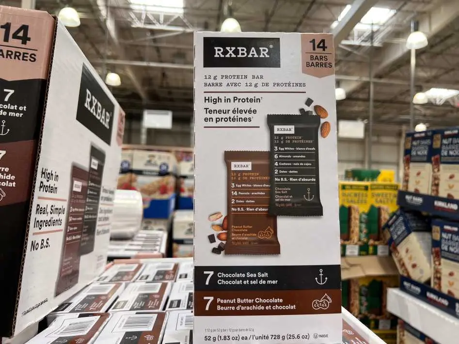 RX EGG WHITE PROTEIN BAR VARIETY PACK 14 x 52 g - Costco Canada (ITM 1302575)