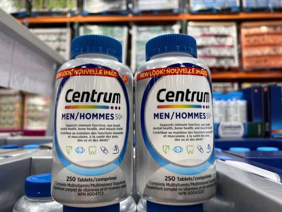 CENTRUM MEN 50+ 250 TAABLETS - Costco Canada (ITM 5430740)